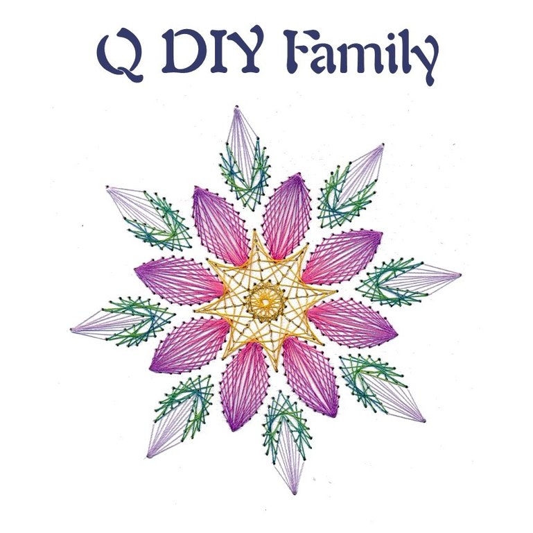 DL Gratis DIY Familiy Blütenmandala