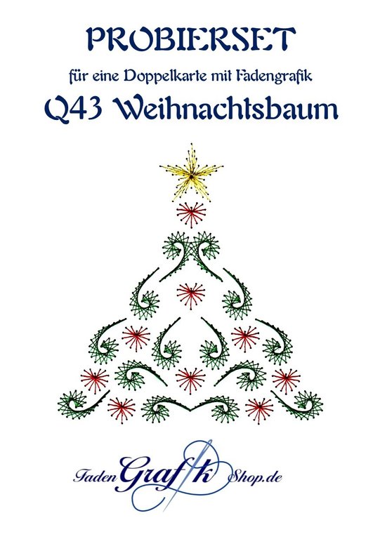 Probierset Q43 Weihnachtsbaum