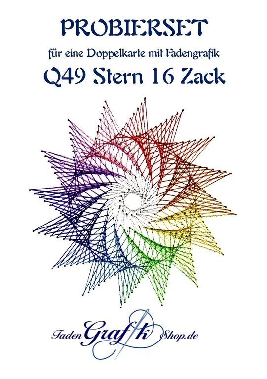 Probierset Q49 Stern 16 Zack
