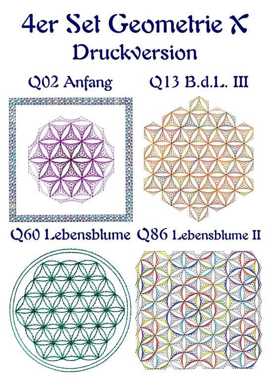 DV Q 10 4er Set Geometrie X