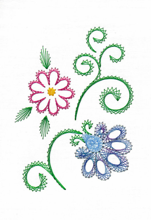 Kunstkarte Rosen / Blumen